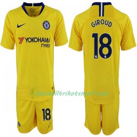 Fußballtrikots Chelsea Olivier Giroud 18 Kinder 2018-2019 Kurzarm Auswärts-trikot kaufen